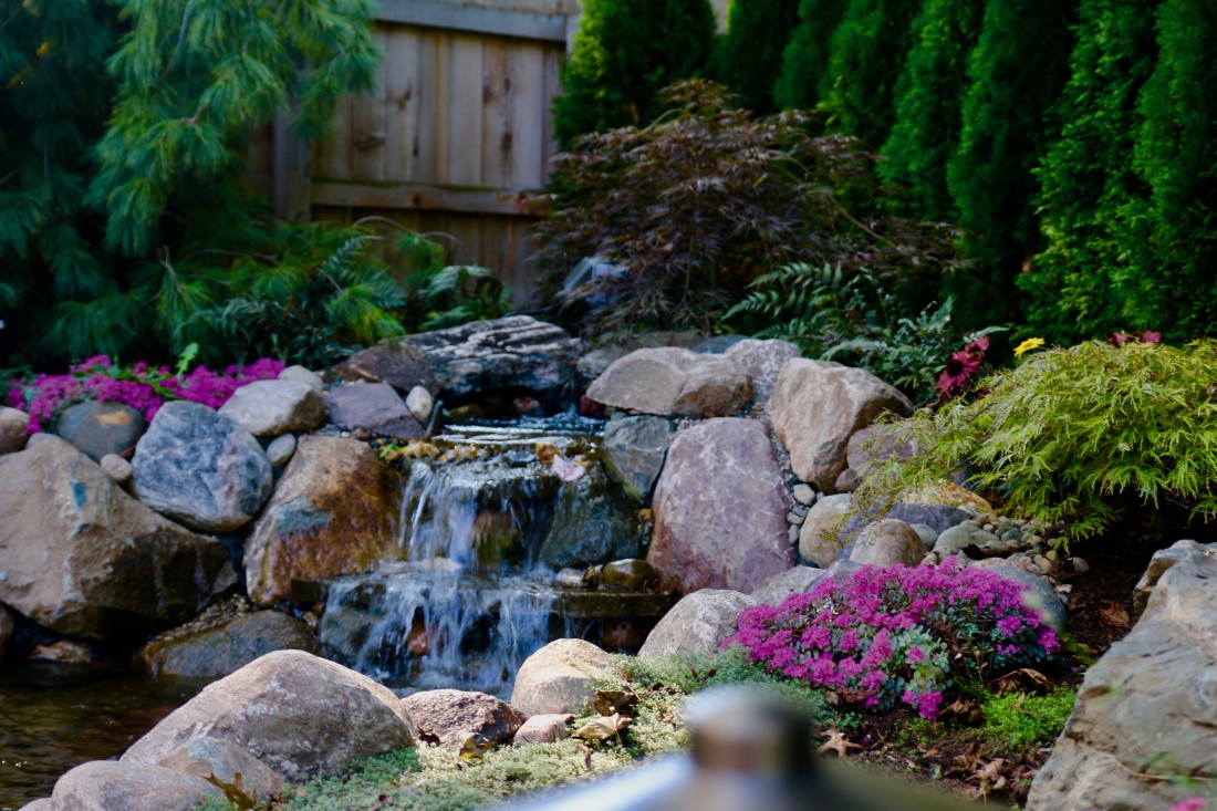 Landscaping Design with Water Features from Custom Environments in Oakland County, MI
